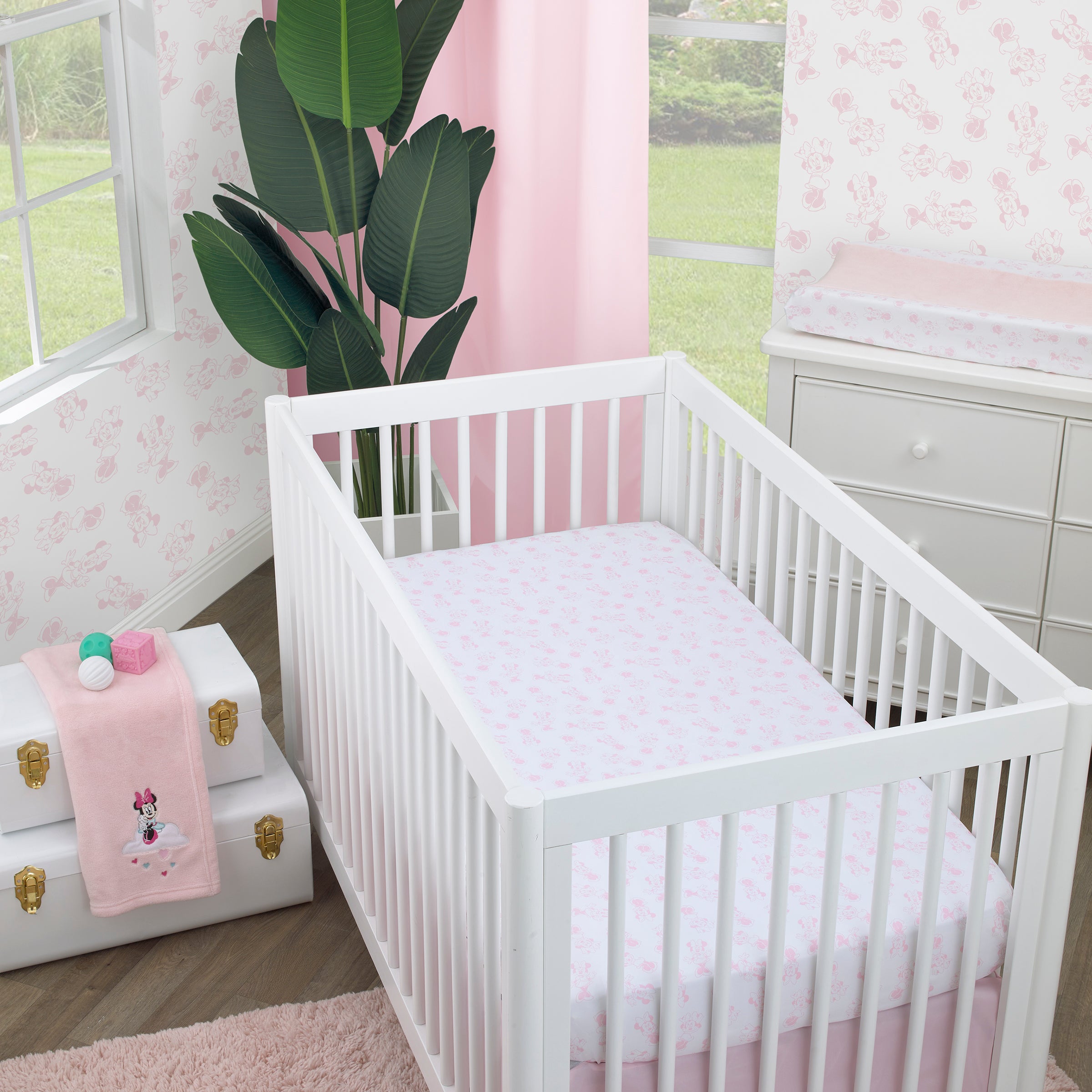 minnie mouse crib bedding