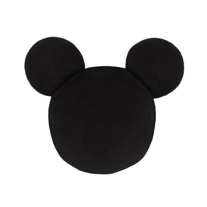 Disney Mickey Mouse Shaped Black Plush 3 Piece Wall Decor