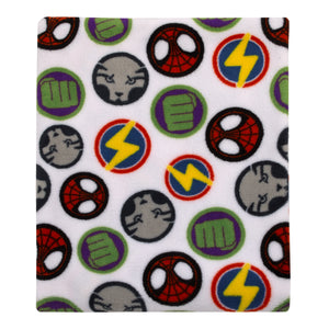 Marvel Spidey and His Amazing Friends Blue, Red, Yellow, and Green, Team Up Toddler Blanket