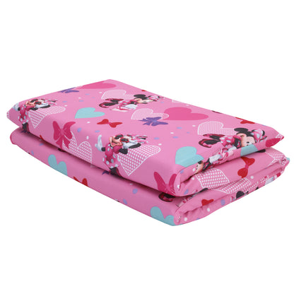 Disney Minnie Mouse Preschool Nap Pad Sheet in Pink