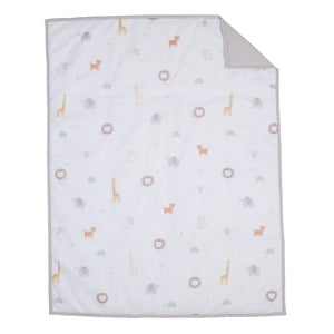 mini by Motherhood - Jungle Nest 3 Piece Crib Bedding Set, Comforter and Two Fitted Crib Sheets