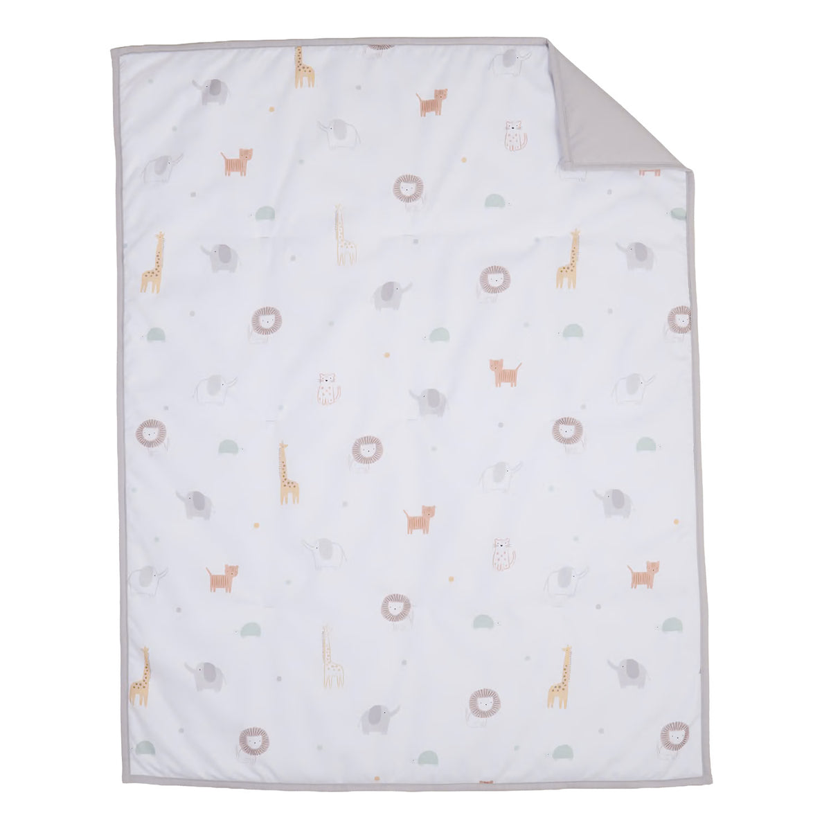 mini by Motherhood - Jungle Nest 3 Piece Crib Bedding Set, Comforter and Two Fitted Crib Sheets