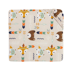 Little Love by NoJo Aztec 2 Pk Crib Sheet