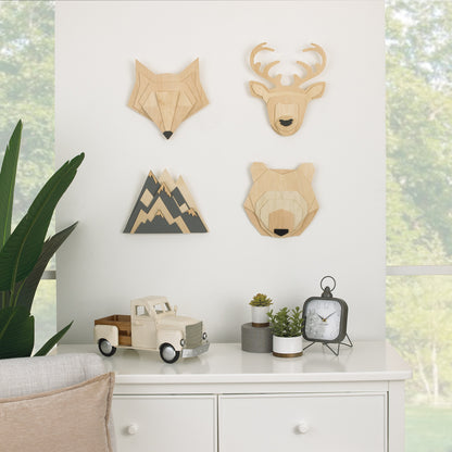 Little Love by NoJo Fox 3D Natural Wood Wall Décor