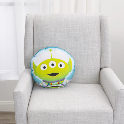 Disney Toy Story 4 Alien Aqua, Green and White Decorative Shaped Pillow