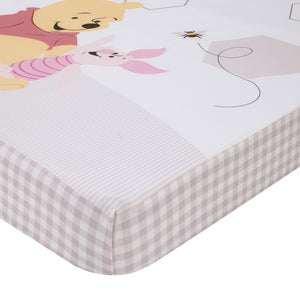 Disney Winnie the Pooh Hugs and Honeycombs Grey and White 