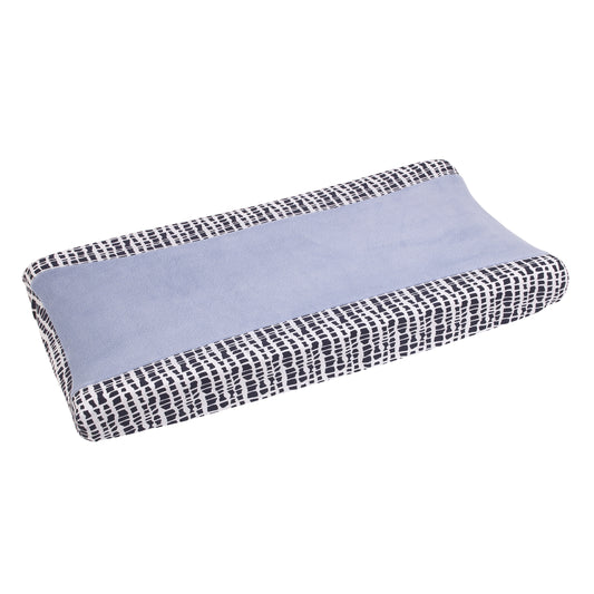 Seas The Day Navy and Blue Super Soft Changing Pad Cover