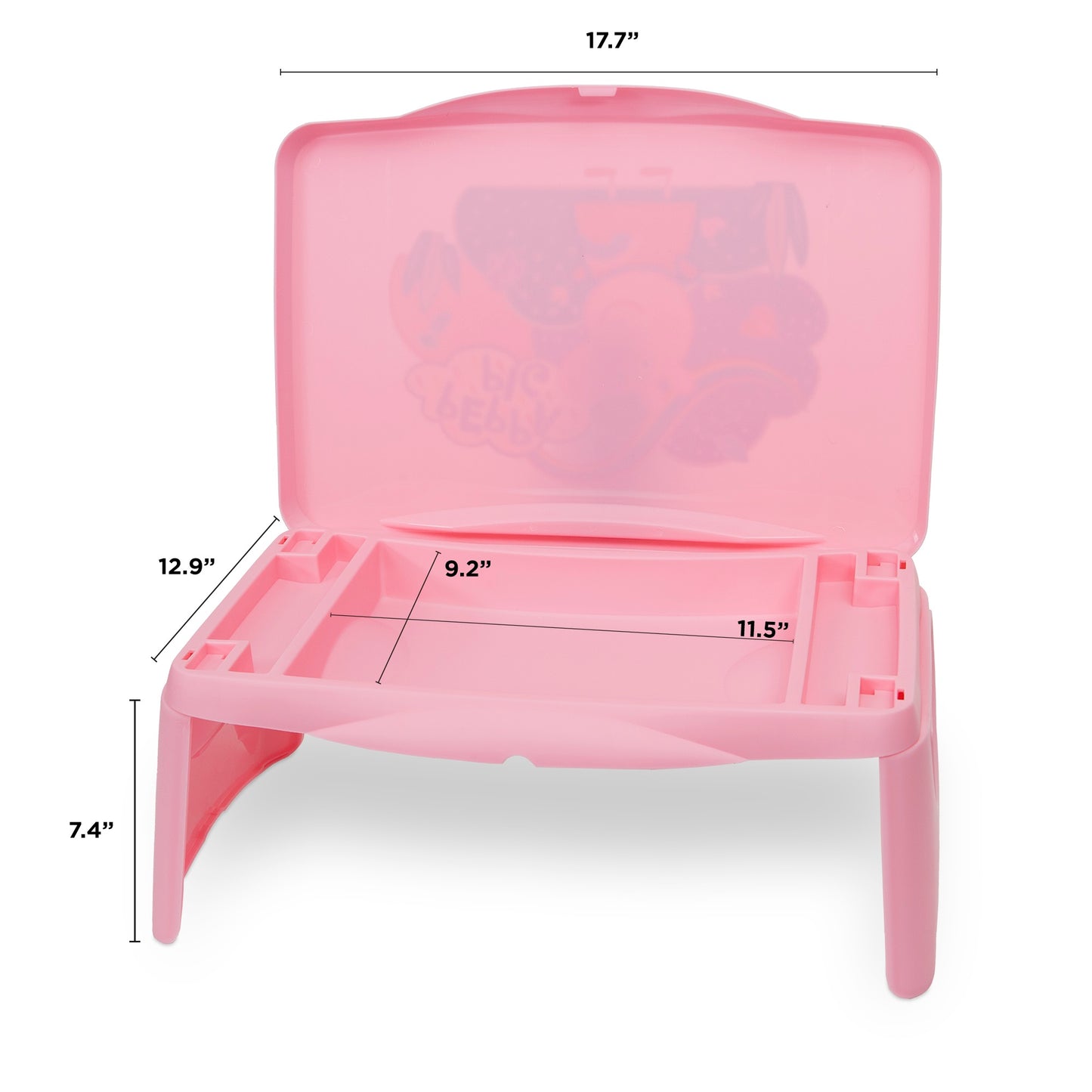 NoJo Peppa Pig Kids Lap Desk - Folding & Collapsible Design