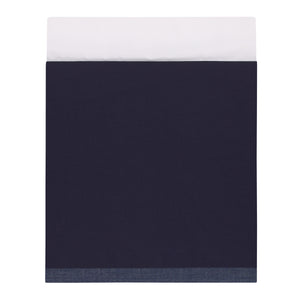 Warner Bros  Harry Potter Welcome Little Wizard Navy, Burgundy, Denim Blue and White, Appliqued 3 Piece Crib Bedding Set - Comforter, Fitted Crib Sheet, and Crib Skirt