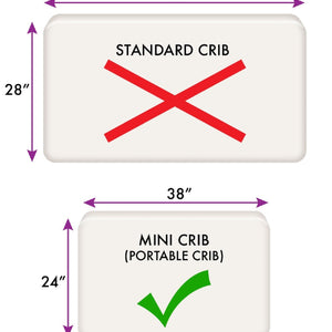 Lightning Bolt Black and White Nursery Fitted Mini Crib Sheet