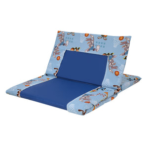 Warner Bros  Space Jam Blue, Orange and Teal Looney Tunes Preschool Nap Pad Sheet