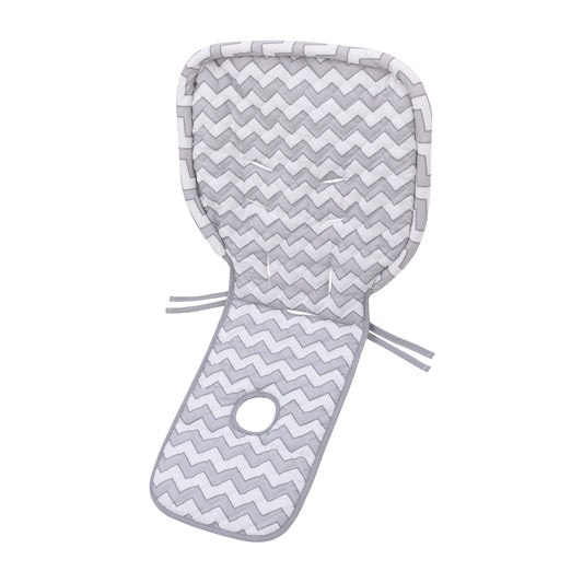 Sumersault Grey and White Chevron High Chair Pad