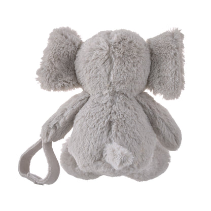 Little Love by NoJo Elephant Shaped Grey Plush Pacifier Buddy