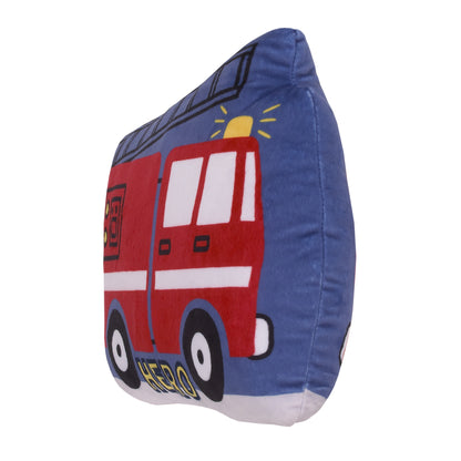 Carter's Firetruck Red, White, and Blue Decorative Pillow