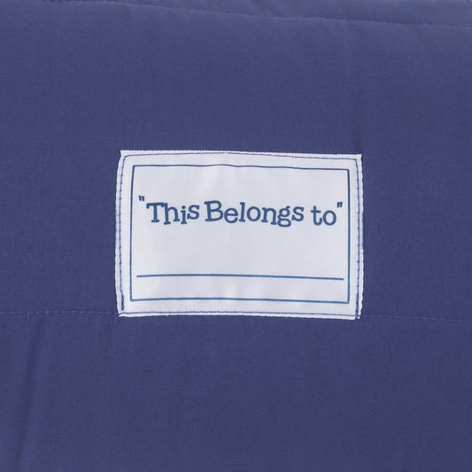 Everything Kids Blue and Grey Shark Toddler Nap Mat with Pillow and Blanket