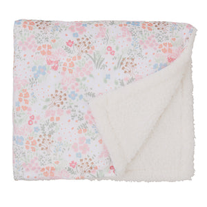 mini by Motherhood - Petal & Bloom Sherpa Baby Blanket