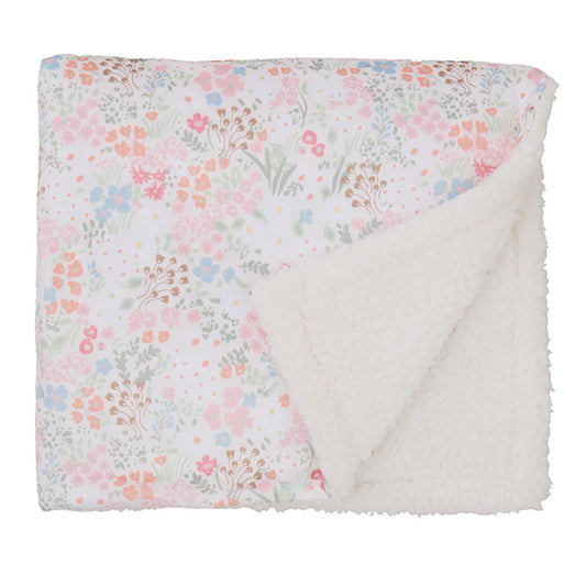 mini by Motherhood - Petal & Bloom Sherpa Baby Blanket