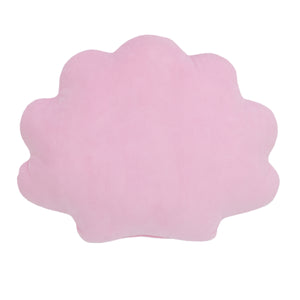 Disney Ariel Watercolor Wishes Pink and White Seashell Decorative Pillow