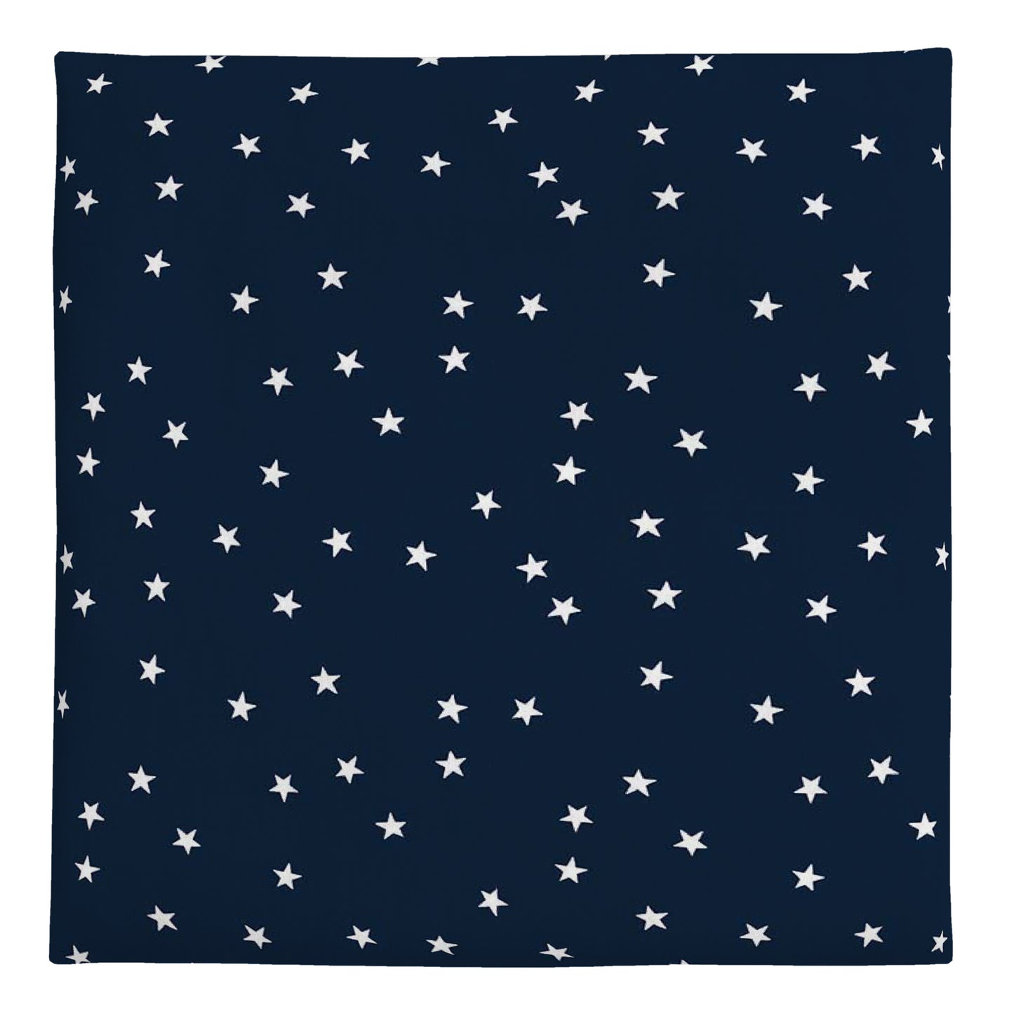 Carter's 100% Cotton Sateen Fitted Crib Sheet - Navy with White Stars