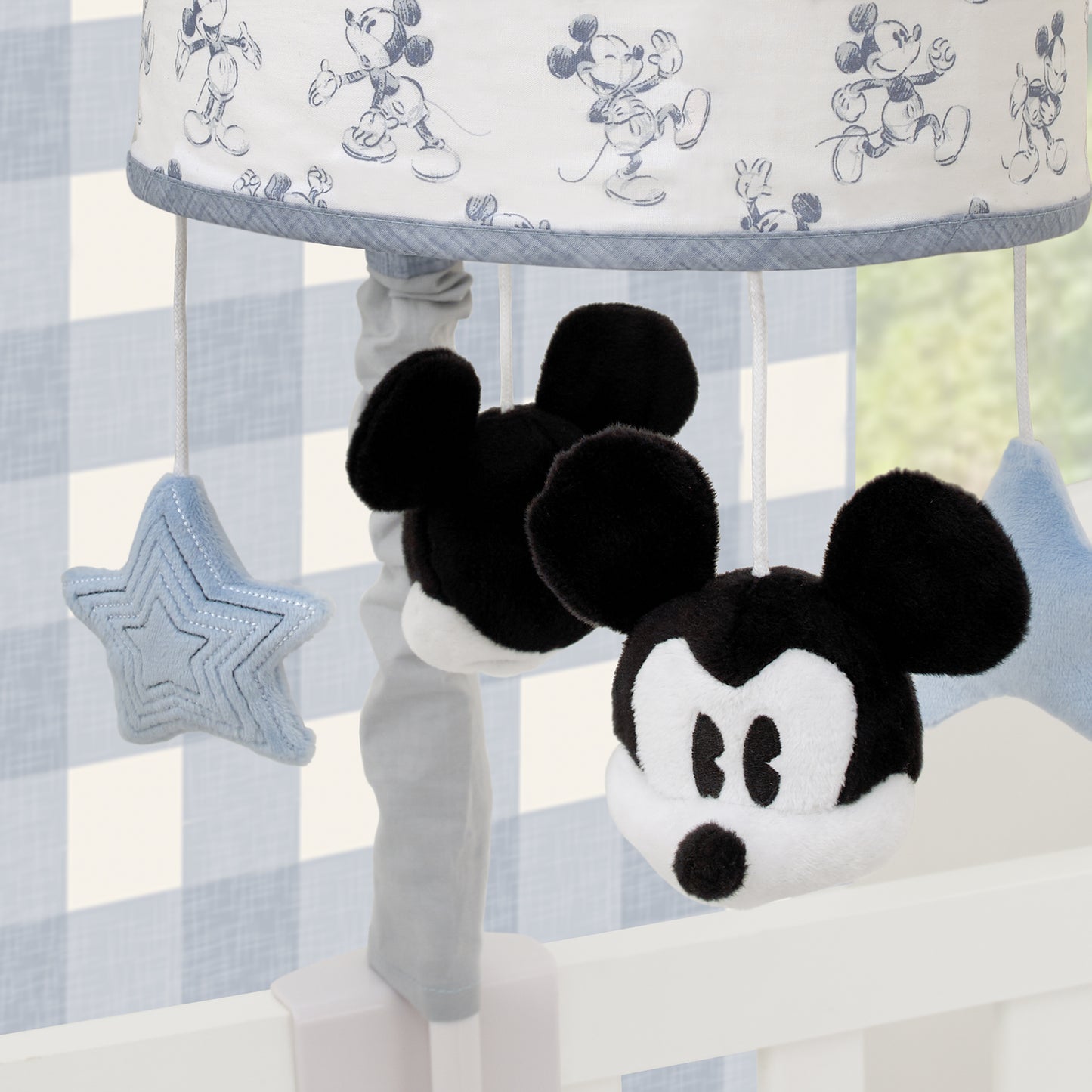 Disney Mickey Mouse - Call Me Mickey Blue and White Stars Musical Mobile