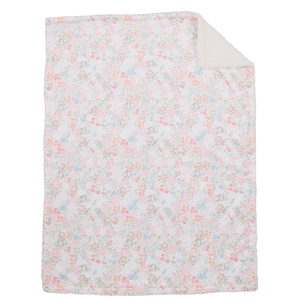 mini by Motherhood - Petal & Bloom Sherpa Baby Blanket