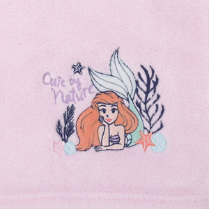 NoJo Disney The Little Mermaid Pink Ariel Cute by Nature Super Soft Baby Blanket