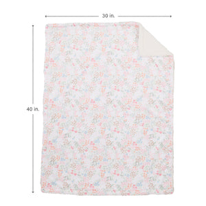 mini by Motherhood - Petal & Bloom Sherpa Baby Blanket