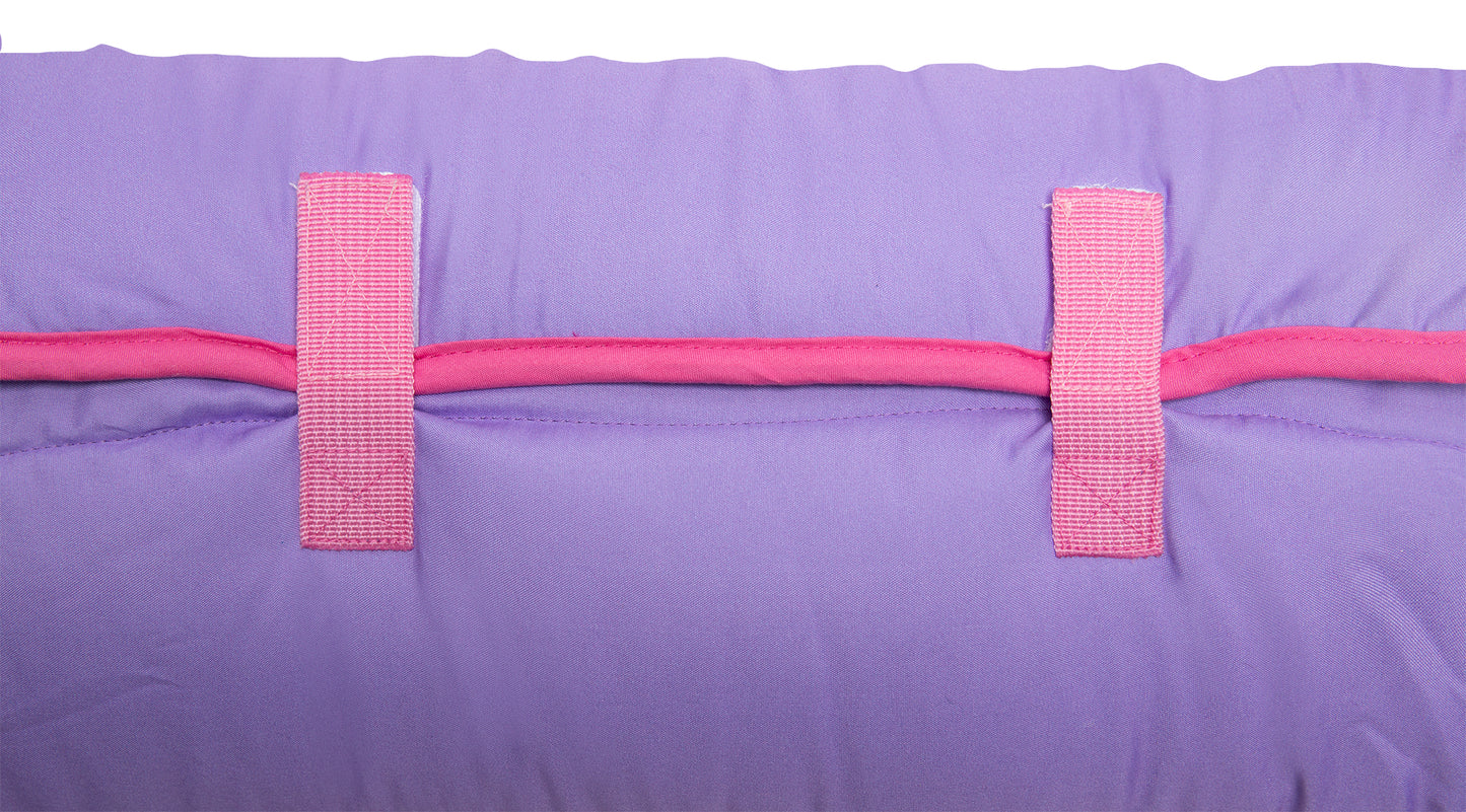 NoJo Little Princess Toddler Nap Mat - Includes Attached Pillow and Fleece Blanket