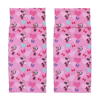 Disney Minnie Mouse - Pink, Aqua, and Purple 2 Pack Preschool Nap Pad Sheets