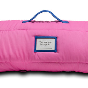 NoJo Cute Kitty Toddler Nap Mat - Includes Attached Pillow and Fleece Blanket