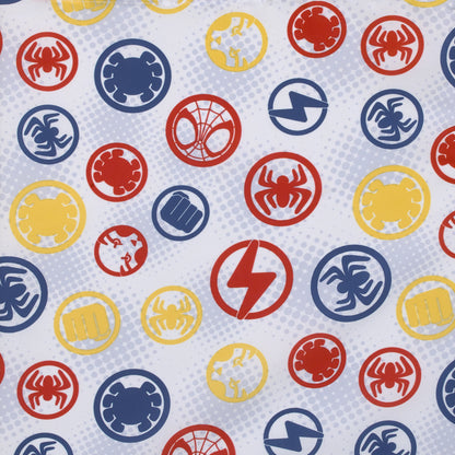 Marvel Spidey and His Amazing Friends Blue, Red, Yellow, and Green, Team Up Preschool Nap Pad Sheet