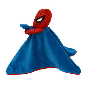 Marvel Spider-Man Blue and Red Super Soft Security Baby Blanket