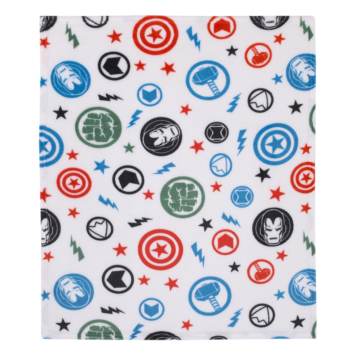 Marvel The Avengers Red, White, and Blue Super Soft Baby Blanket