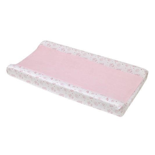 Disney Make A Wish Princess Pink and White Super Soft Changing Pad Cover