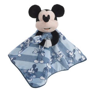 Mickey Mouse Blue, White and Black Lovey Security Blanket