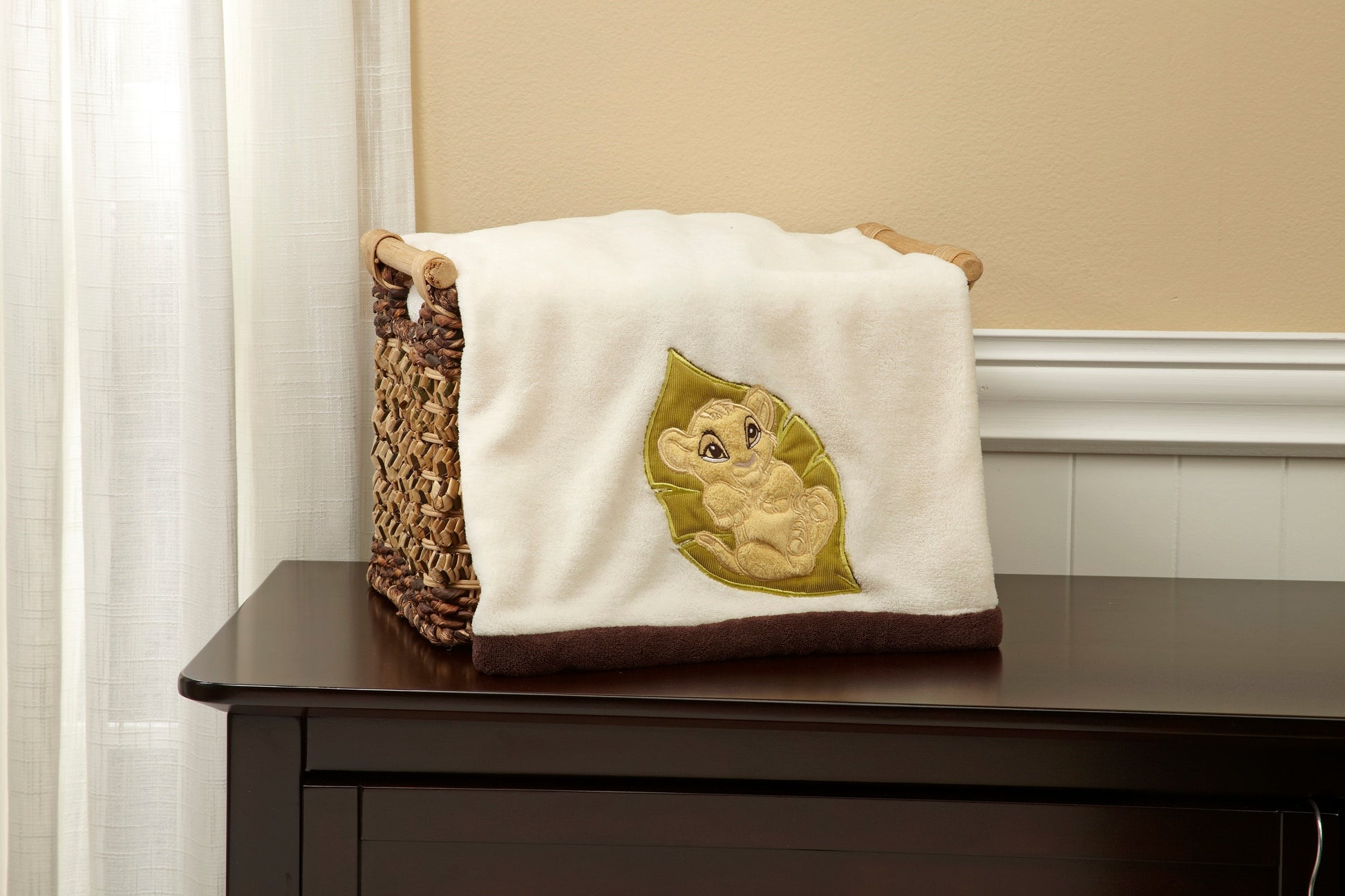 NoJo Disney Lion King Simba's Wild Adventure Super Soft Appliqued Baby Blanket