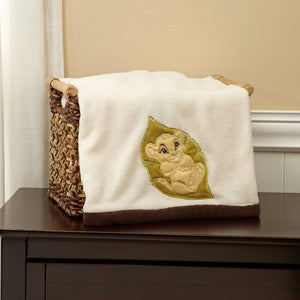 NoJo Disney Lion King Simba's Wild Adventure Super Soft Appliqued Baby Blanket