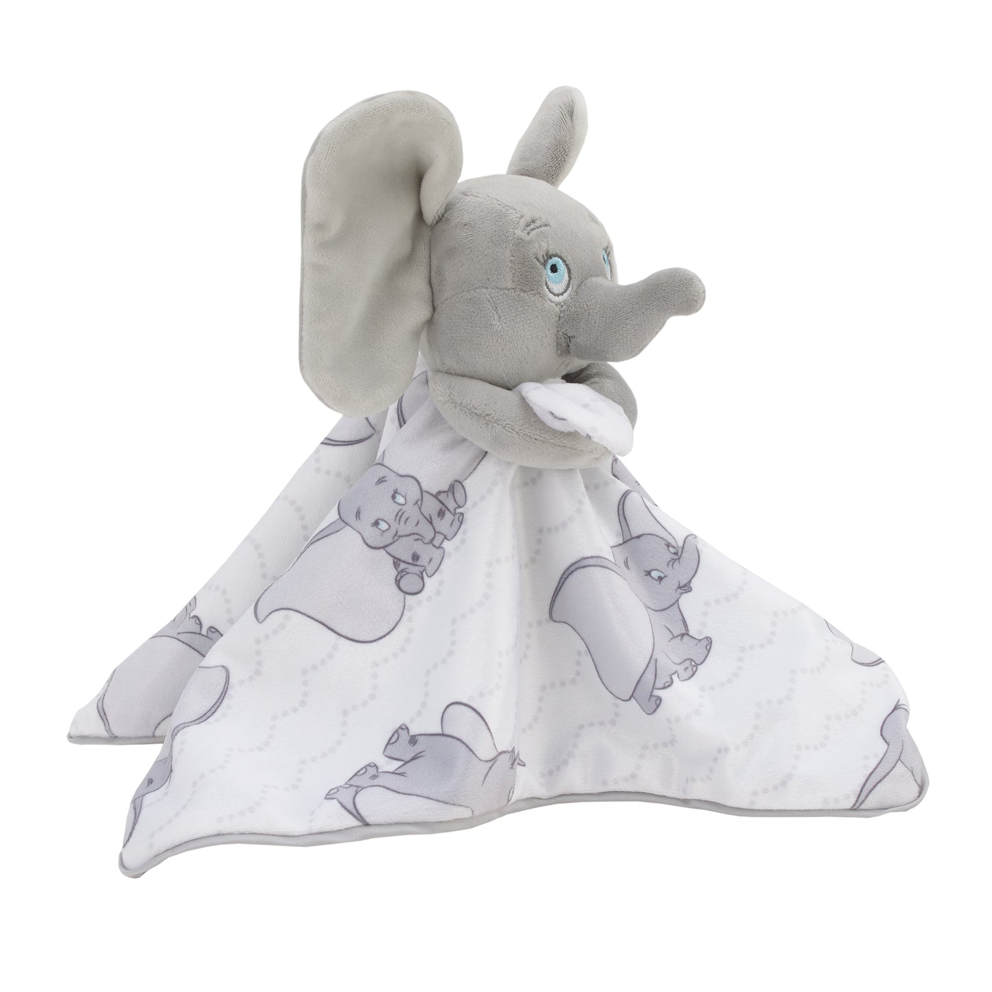 Disney Dumbo White and Grey Lovey Security Blanket