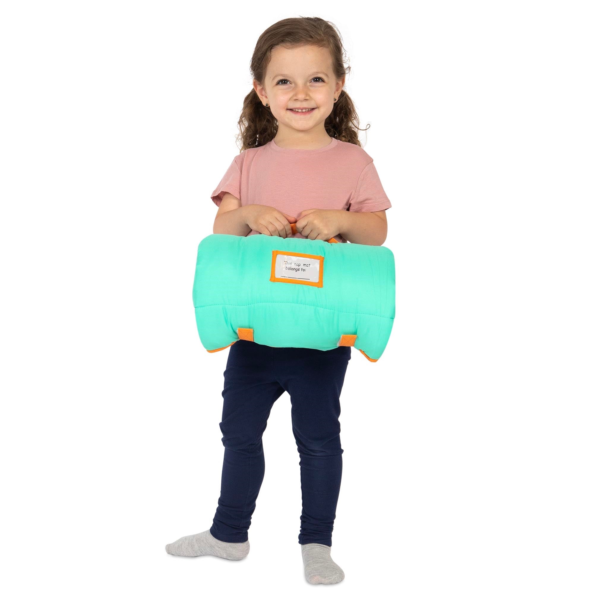 Ms. Rachel Farm Friends Toddler Nap Mat - Includes Attached Pillow