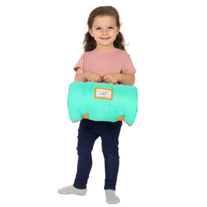 Ms. Rachel Farm Friends Toddler Nap Mat - Includes Attached Pillow and Fleece Blanket