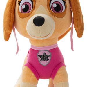 NoJo Paw Patrol Skye Plush Toddler Cuddle Pillow Pink and Tan