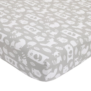 NoJo Dreamer Little Woodland Friends 8 Piece Nursery Crib Bedding Set