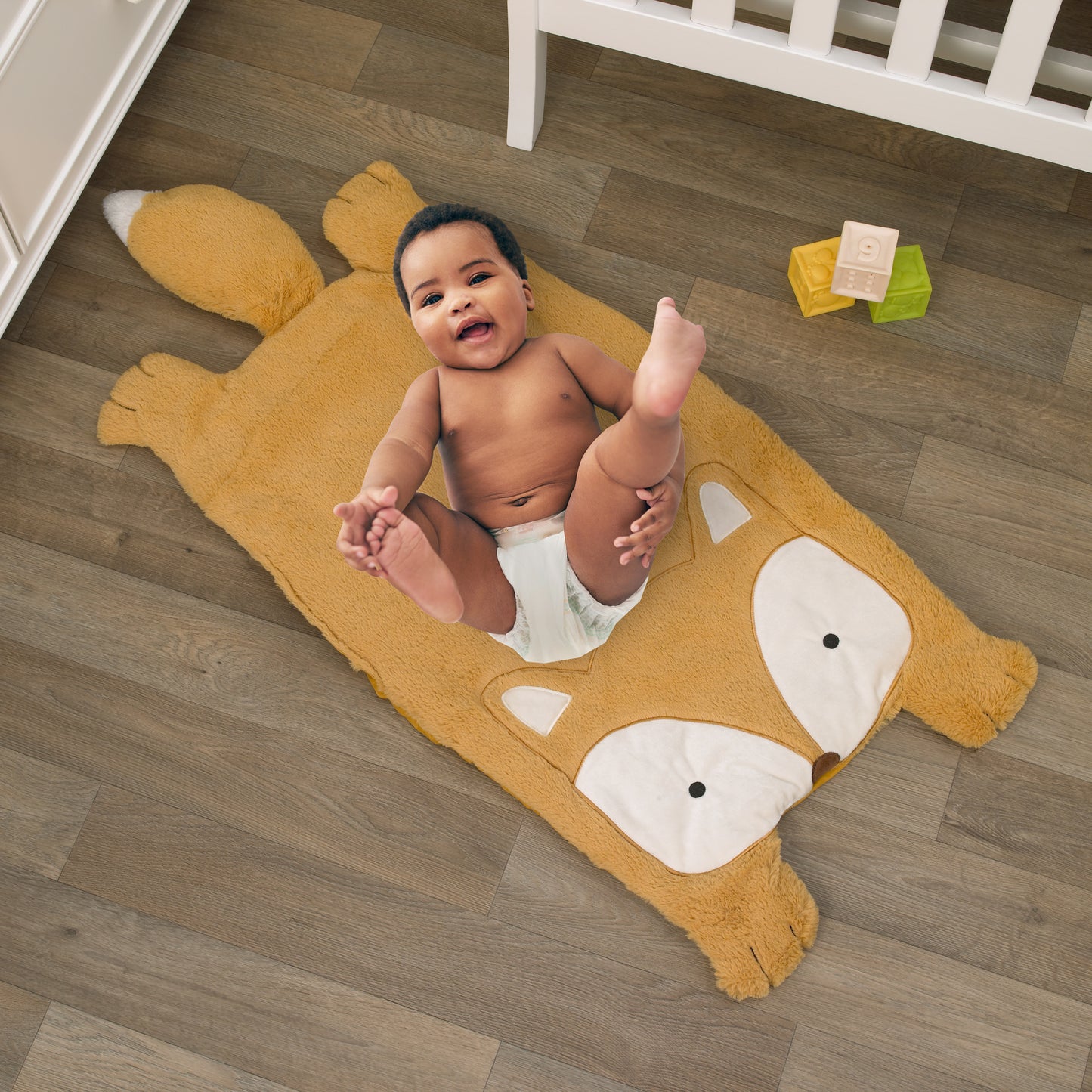 LIttle Love by NoJo Super Soft Tummy Time/Play Time Mat - Fox