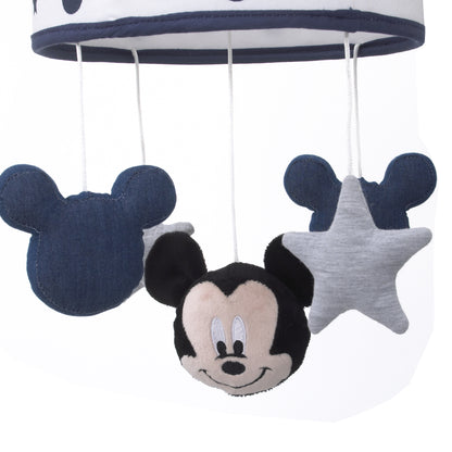 Disney Mickey Mouse Hello World Star/Icon Nursery Crib Musical Mobile