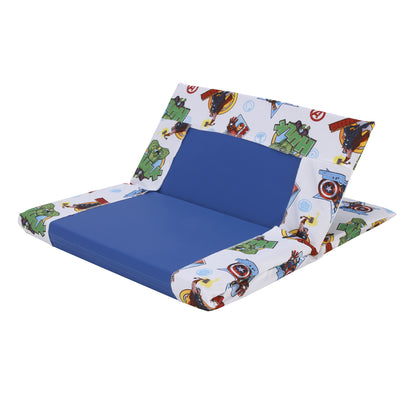 Marvel The Avengers I Am A Hero Blue, Green, Red, and Yellow Preschool Nap Pad Sheet
