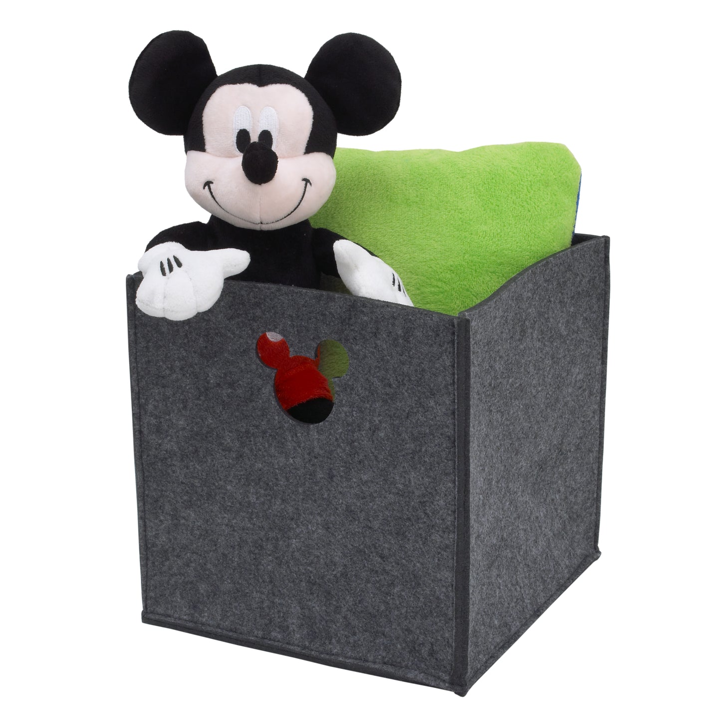 Disney Mickey Mouse Die Cut Storage Organizer, Grey