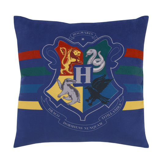 Warner Bros  Harry Potter Hogwarts Navy Decorative Toddler Pillow