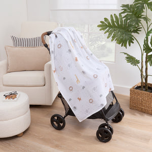 mini by Motherhood - Jungle Nest 3 Pack Muslin Swaddle Blankets