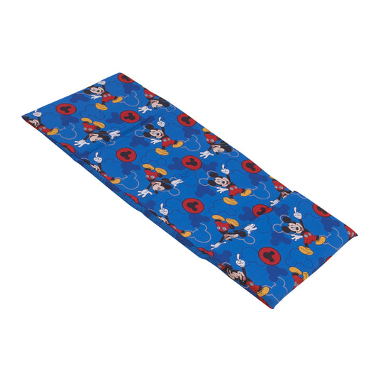 Disney Mickey Mouse Blue and Grey Preschool Nap Pad Sheet