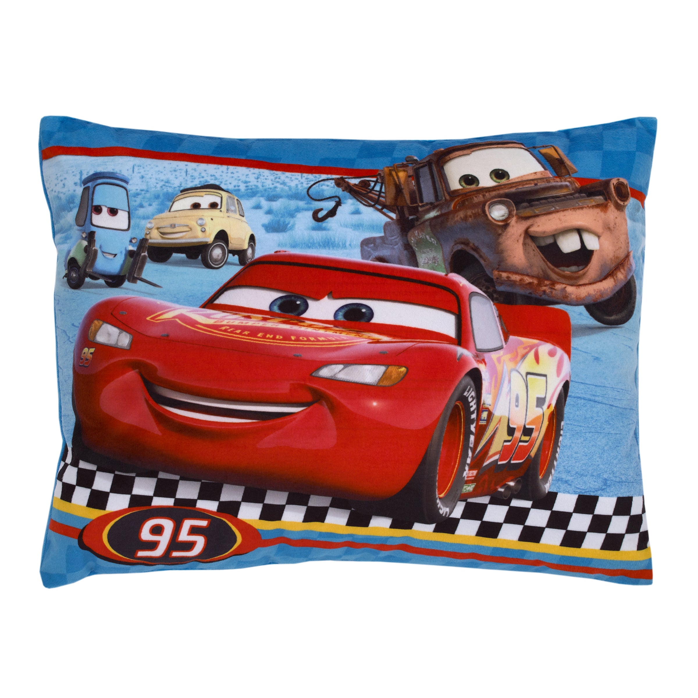 Disney Cars Radiator Springs Blue and Red Lightning McQueen and Tow Ma NoJo Baby